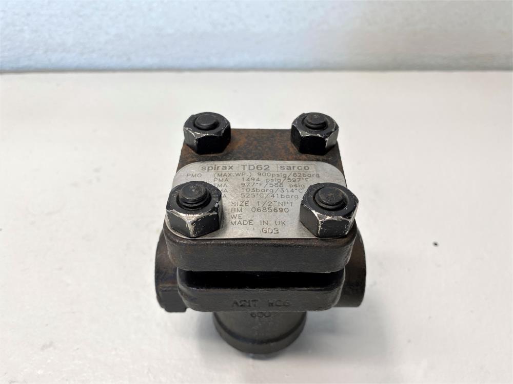 Spirax Sarco TD62 Thermodynamic Steam Trap 1/2" NPT